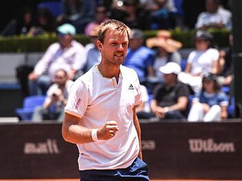 Die "Krawietz-Faust". Im Doppel ist für den Witzmannsberger Tenisprofi bei den French Open weiter alles möglich. Foto: Archiv