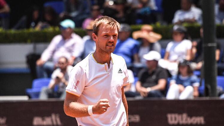 Die "Krawietz-Faust". Im Doppel ist für den Witzmannsberger Tenisprofi bei den French Open weiter alles möglich. Foto: Archiv