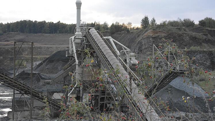 Der heutige Brecher auf dem Zeilberg. Foto: Schmidt