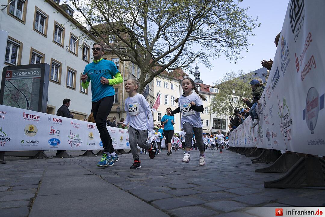 Weltkulturerbelauf in Bamberg: Der Böhnlein Bambini-Lauf 2017