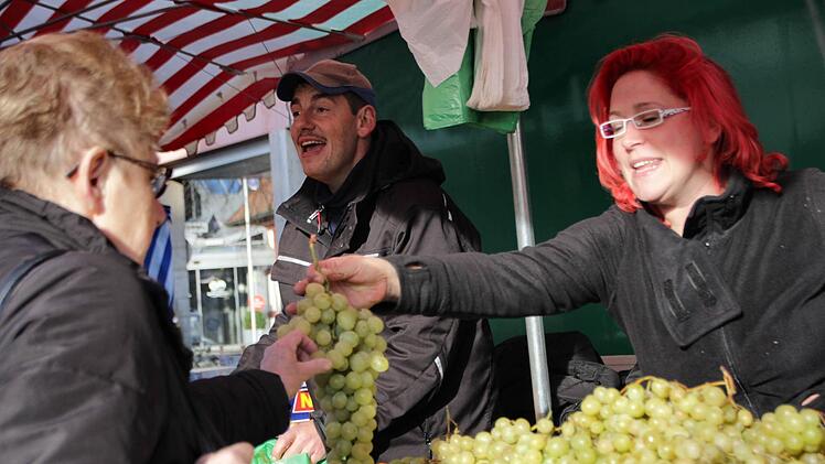 Witzig und erfolgreich auf dem Jahrmarkt: Gerald und Natalie Edelmann.