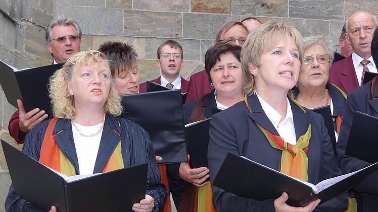 Auch aus Memmelsdorf kam ein "Liederkranz". Foto: Johanna Eckert