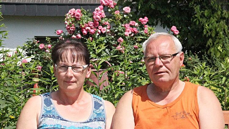 Begeistert vom Ablauf des Tages sind Irene und Walter Steinert, die ihren garten mehreren tausend Menschen zeigten.