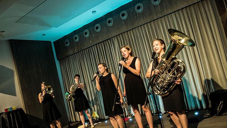 Das Blechbläserinnen-Quintett Brassessoires gastierte in Coburg.Foto: Jochen Berger