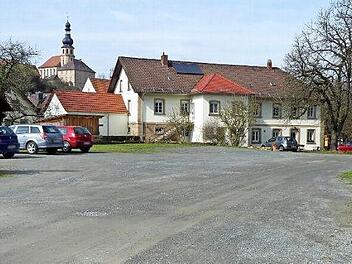 Im Sanierungsgebiet "Ortskern Trebgast" liegt auch der Steinhauerplatz, der ein Endpunkt einer geplanten "Freizeitachse Ortskern bis zum Badesee" werden soll. Foto: Dieter Hübner