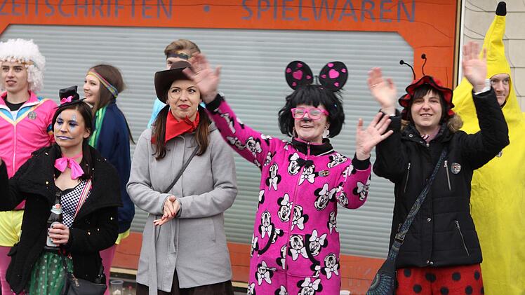Faschingsumzug in Neukenroth. Foto: Michael Wunder
