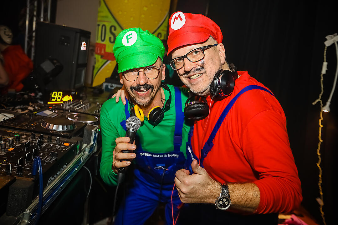 Beste Partystimmung in der Stadthalle