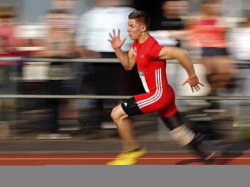 Über 200 Meter wurde Felix Streng bei der U20-WM in Puerto Rico Juniorenweltmeister. Fotos: privat