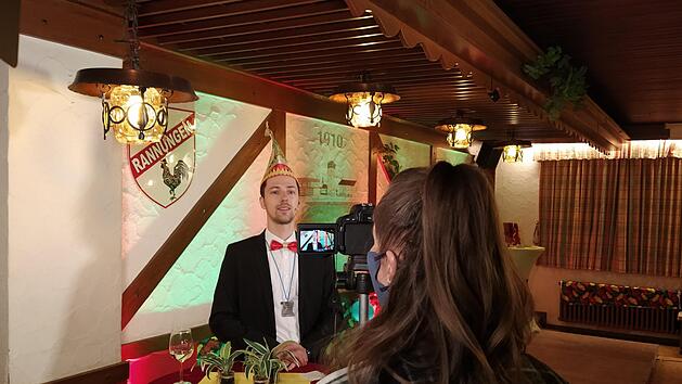 Der neue Elferratspräsident Frank Kilian stellt sich 2021 erst mal online vor.  Foto: s(3)/Quelle: Pascal Fries