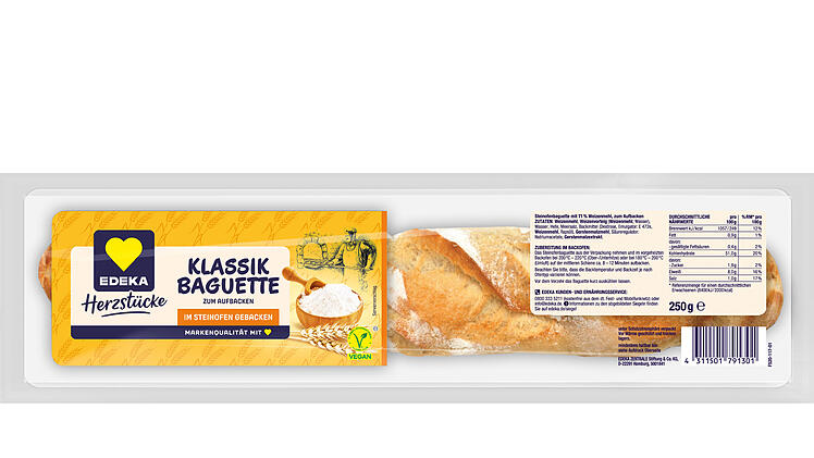 Glas in Verpackung: Edeka ruft Baguette zur&uuml;ck