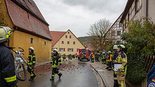 Scheune brennt: Großbrand in Mittelfranken führt zu hohem Sachschaden