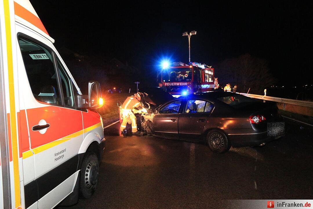 Unfall auf B26 bei Steinbach