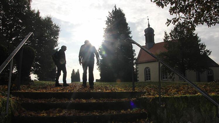 St. Gallus im Gegenlicht.