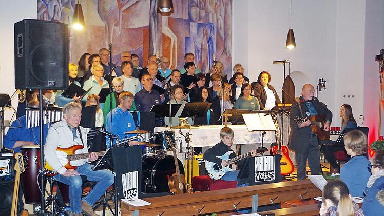 Am Sonntag gibt "Spirit Voices" wieder ein Benefizkonzert für den Hospizverein Kronach in der Krankenhauskapelle. Foto: Josef Rebhan