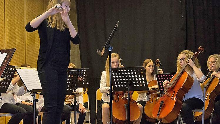 Klassische und moderne Weisen waren beim Neujahrskonzert am Münnerstädter Gymnasium zu hören. Foto: Björn Hein