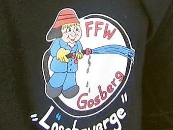 Das Logo der Löschzwerge auf einem T-Shirt