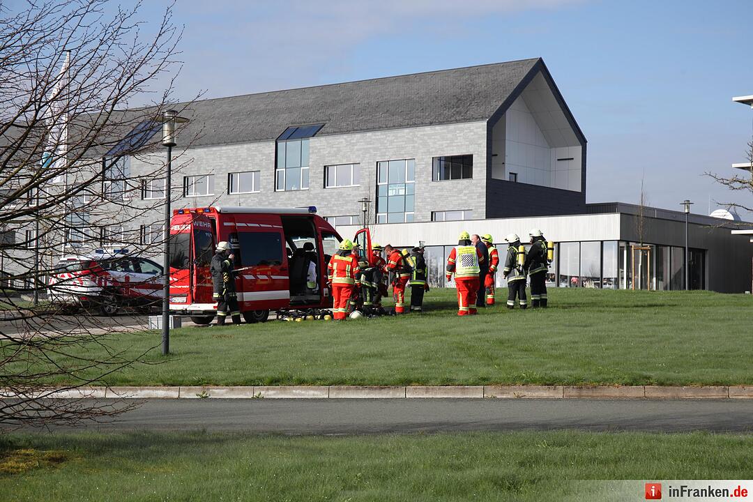 Feuerwehreinsatz bei Firma in Helmbrechts