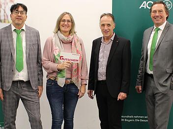 Martina Leuchner ist vom ADFC und von der AOK als Siegerin geehrt worden.