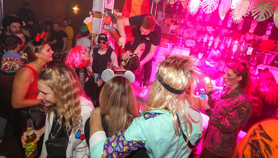 Beste Partystimmung in der Stadthalle