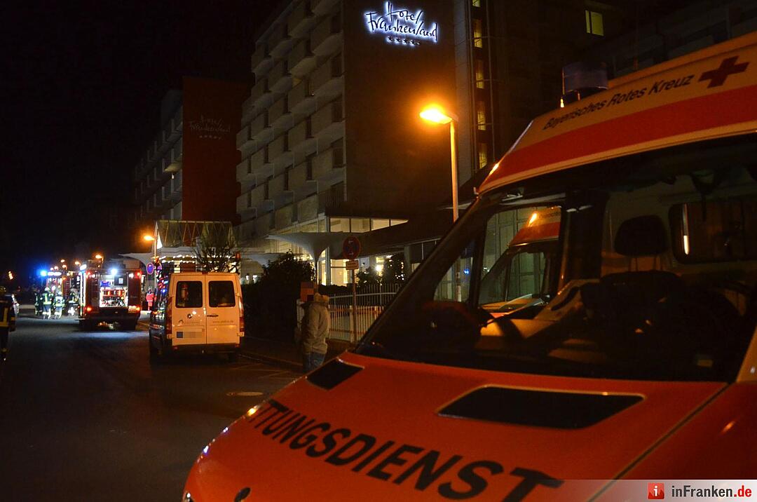 Hotelbrand in Bad Kissingen: 130 Gäste evakuiert