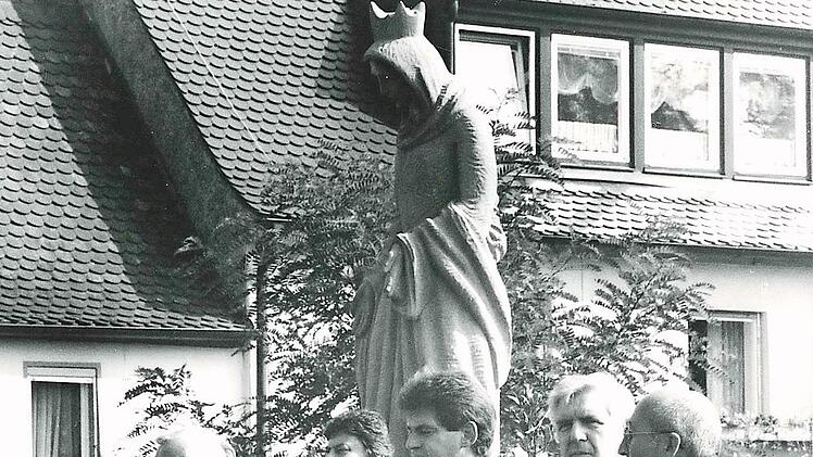 Bei der Einweihung der neuen Brücke im Oktober 1994 Foto: Stadtarchiv