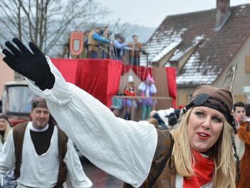 Solche Bilder wie hier anno 2018 wird es auch heuer in Steinach nicht geben. Schweren Herzens sagte Bad Bocklets  B&uuml;rgermeister Andreas Sandwall den Faschingsumzug ab. Foto: Archiv/Bj&ouml;rn Hein