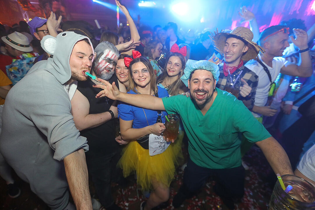 Beste Partystimmung in der Stadthalle