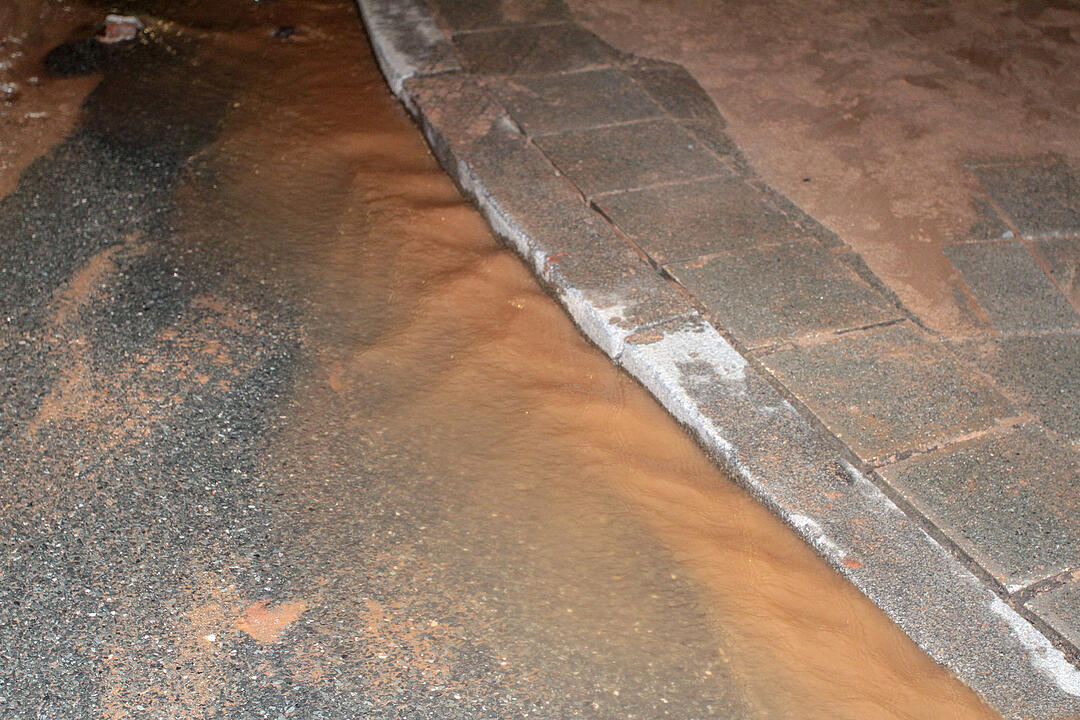 Wasserrohrbruch in Nürnberg