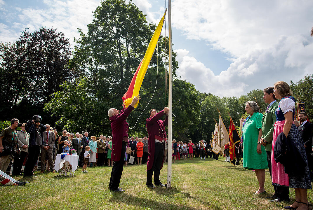 Heimf&uuml;hrung der Braut des F&uuml;rsten Castell-R&uuml;denhausen