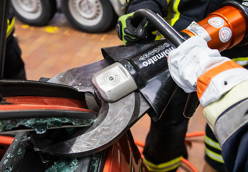 Prinzessinnen bei Feuerwehr