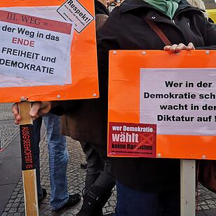 Demonstrationen in Bamberg: III. Weg und Gegendemo