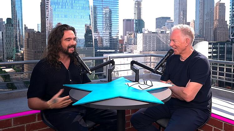 Im Talk-Format "Bestbesetzung" empfing Moderator Johannes B. Kerner (rechts) dieses Mal Tom Kaulitz.