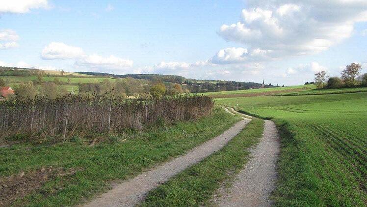 Das ist der Anliegerweg, in den die Wassertrasse verlaufen soll.Fotos: Konrad Götz