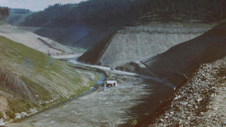 Der Bau der Ködeltalsperre wurde vor 40 Jahren beendet.