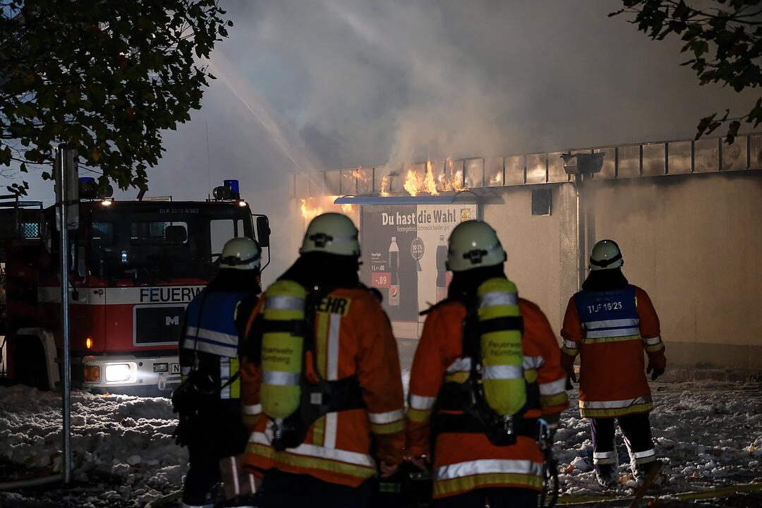 Nürnberg: Lidl brennt