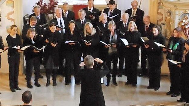 Der Kammerchor Ebern in Aktion. Bei seiner Vokalmusik spielt der Text die wichtigste Rolle.