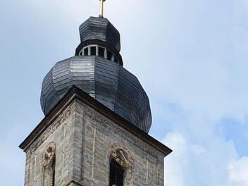 Nur wegen des Feuers erhielt der markante Kirchturm sein heutiges "welsches Dach".Foto: Reinhold Glas