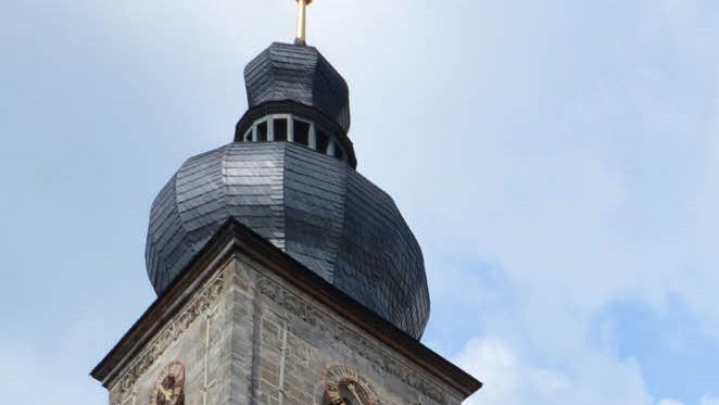 Nur wegen des Feuers erhielt der markante Kirchturm sein heutiges "welsches Dach".Foto: Reinhold Glas