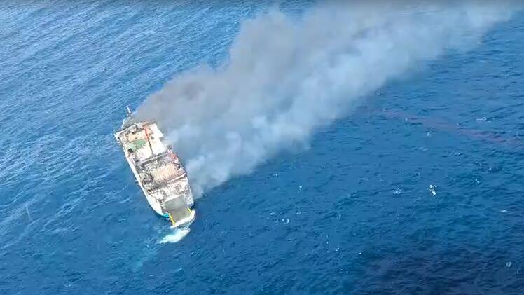 Brand auf einer indonesischen F&auml;hre