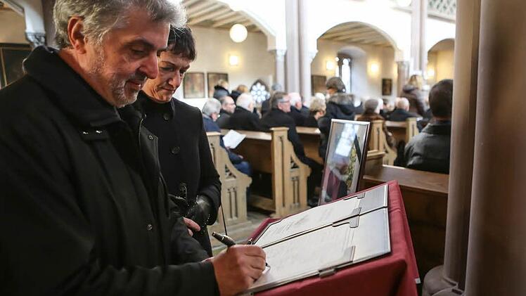 Impressionen von der Trauerfeier für Horst Kühne in der Petrikirche Foto: Barbara Herbst