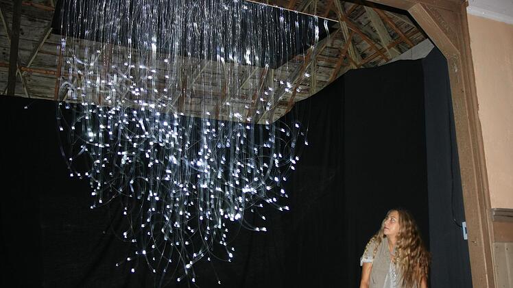 Elke Harras präsentierte ihre Lichtinstallationen.Maria Löffler