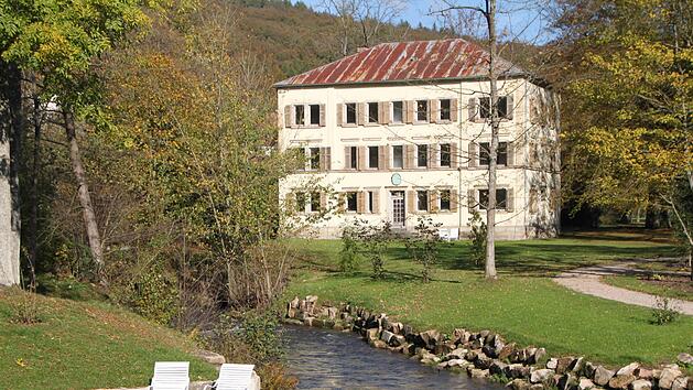 Versteckt liegt die Villa Maria im hinteren Bereich des Schlossparks. Von der Sonnenterrasse aus l&auml;sst sich das Geb&auml;ude gut erkennen. Foto: Archiv/Ulrike M&uuml;ller