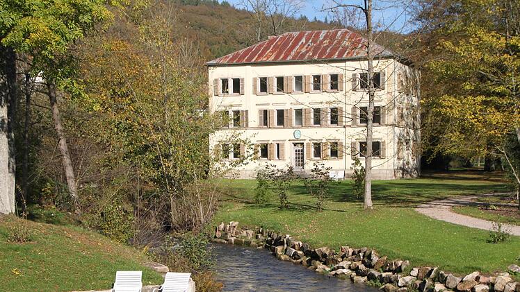 Versteckt liegt die Villa Maria im hinteren Bereich des Schlossparks. Von der Sonnenterrasse aus lässt sich das Gebäude gut erkennen. Foto: Archiv/Ulrike Müller