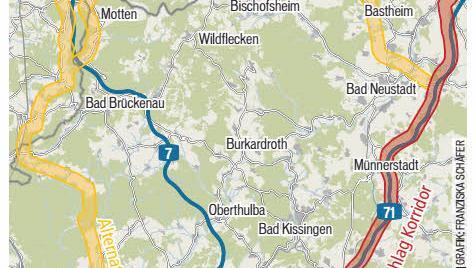 Korridor für Südlink Quelle: Tennet/Grafik: Franziska Schäfer