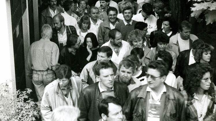 Großer Andrang herrschte bei den Bundesliga-Duellen der 1980er. Fotos: TC Bamberg