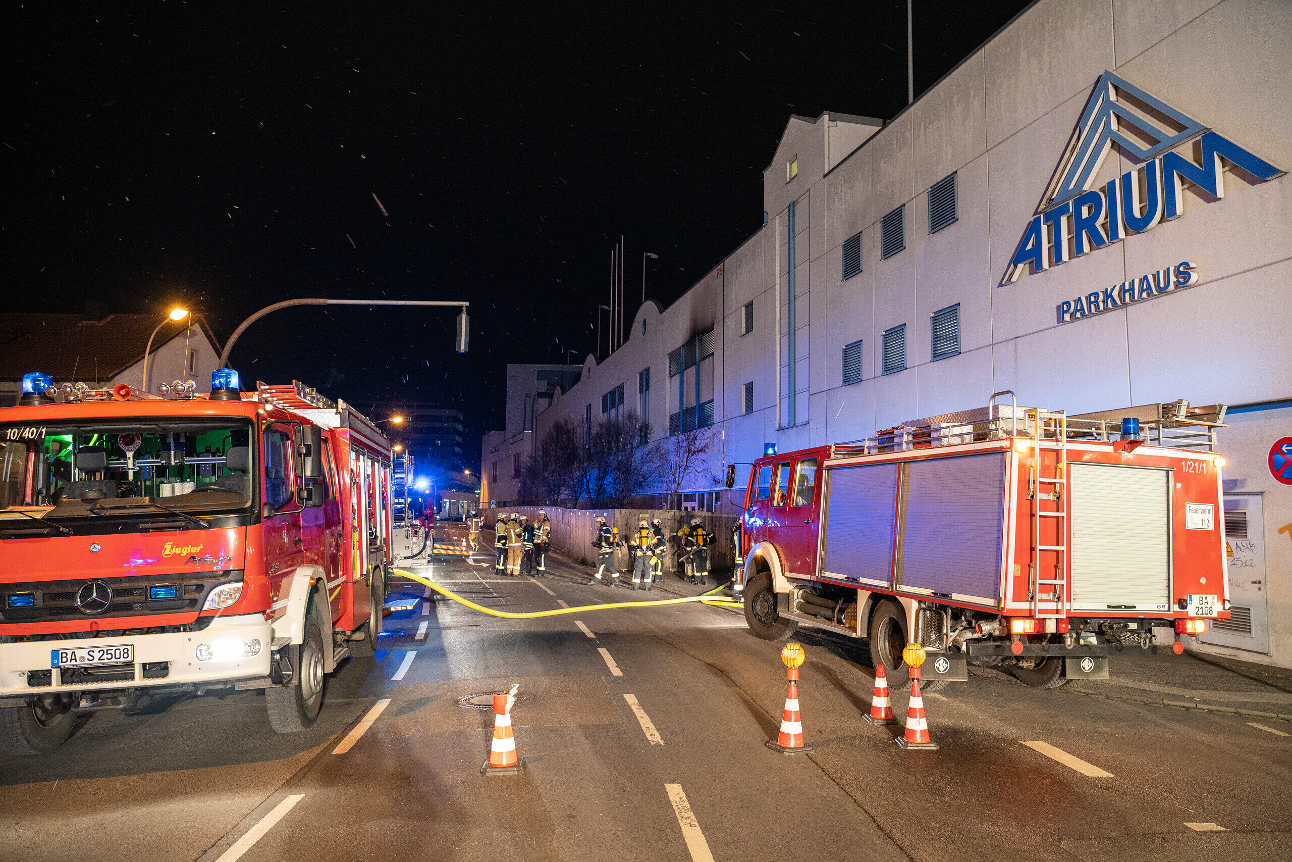 Bamberg Feuerwehreinsatz wegen "immenser Rauchentwicklung in der