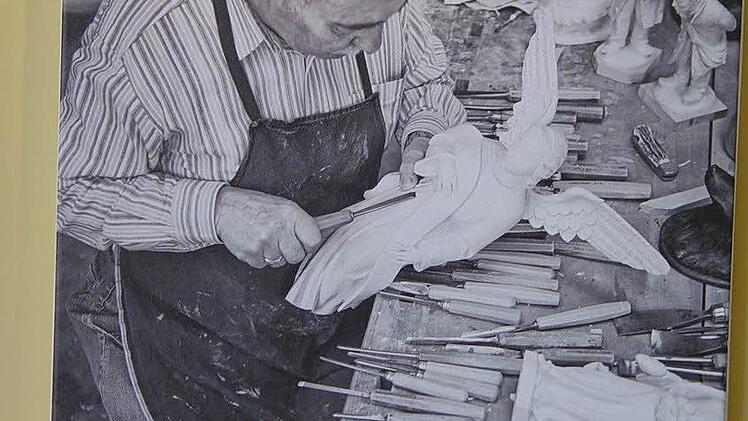 Günther Metz, der Holzschnitzer. Foto: Brigitta Kempe-Wolf
