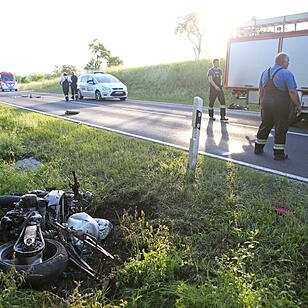 Kreis Bamberg: Biker nach Unfall in Lebensgefahr