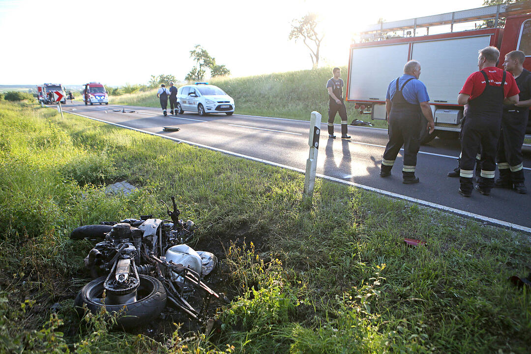 Kreis Bamberg: Biker nach Unfall in Lebensgefahr