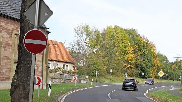 Die Ortsdurchfahrt von Kleinbrach. Fotos: Thomas Ahnert